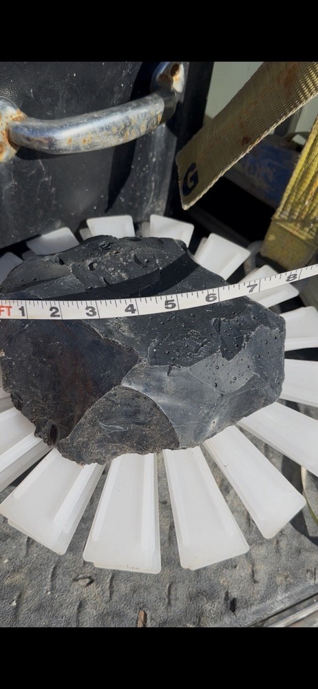 Spiderweb Obsidian Flat And Ready For Knapping