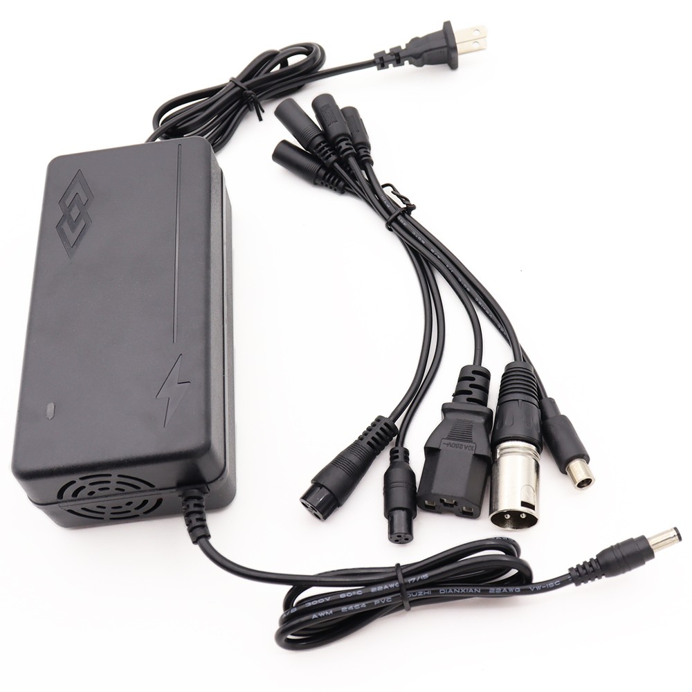 New Fast Charger 54.6V 2A For Lithium Battery Electric Bike Scooter Power 48V