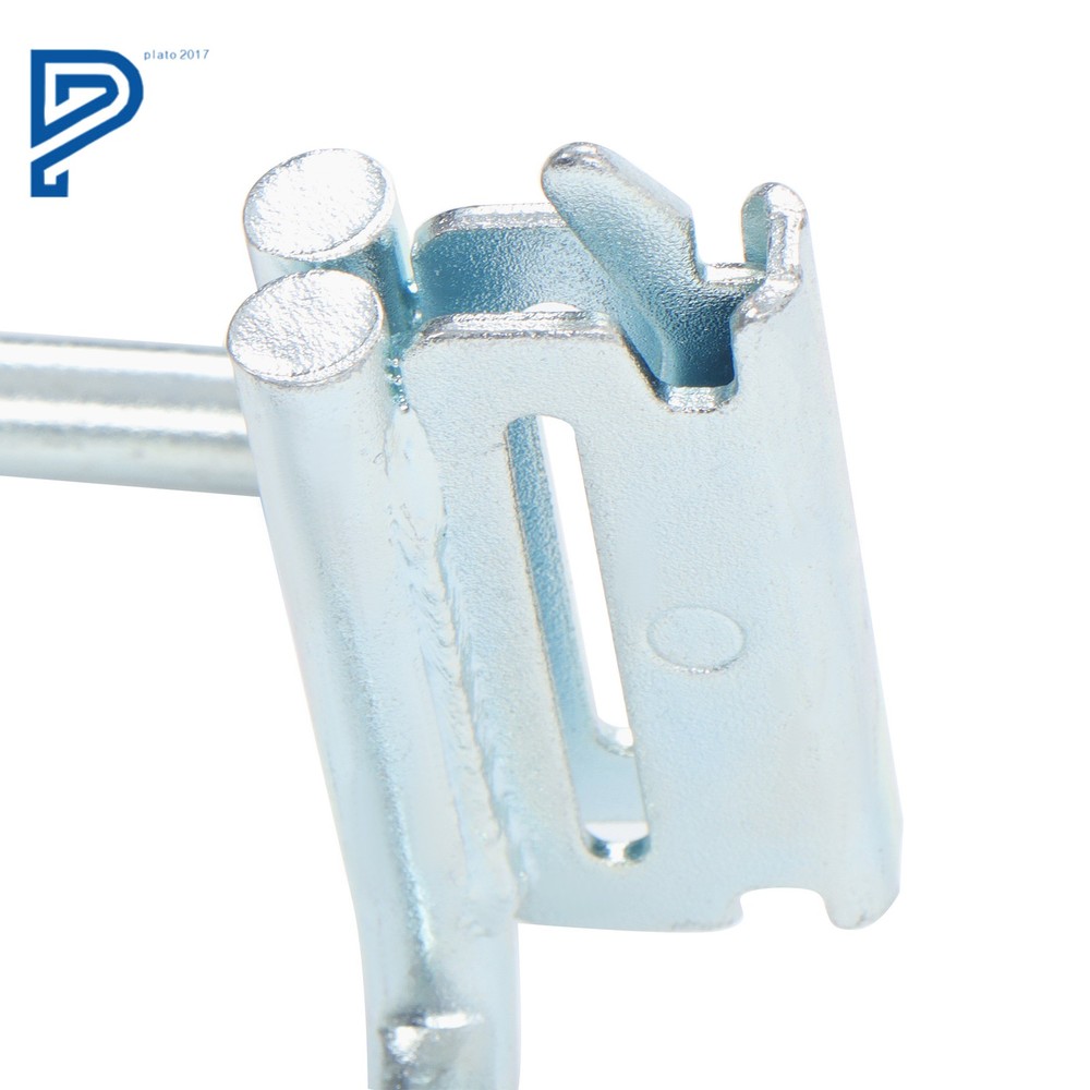 4PCS E-Track Storage Kit 2× Dual Arm E-Track Hooks 2 x 1' E Track Rails