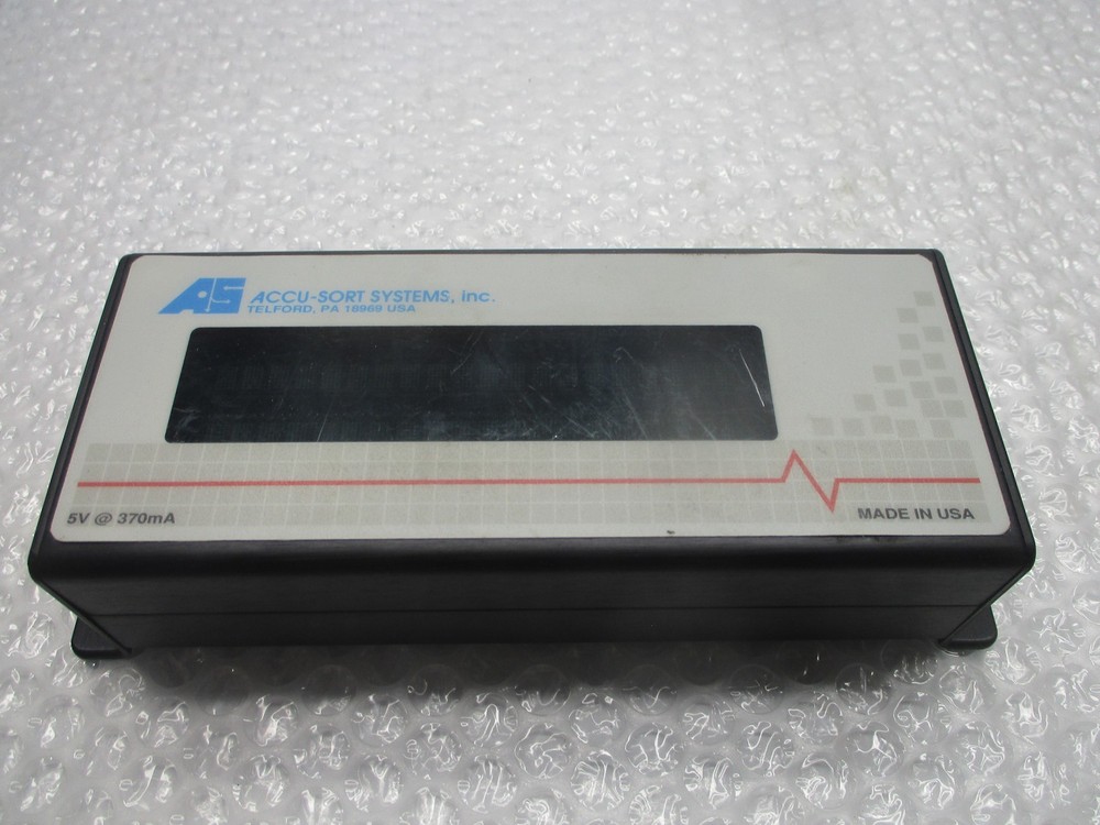 ACCU-SORT SYSTEMS 5V@370MA DISPLAY NSNP