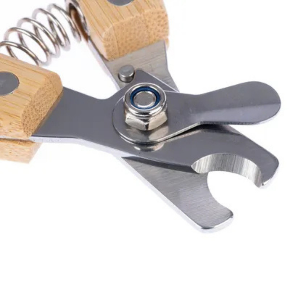 Kooa Bamboo Dog & Cat Nail Scissors, Small – Eco-Friendly Stainless Steel