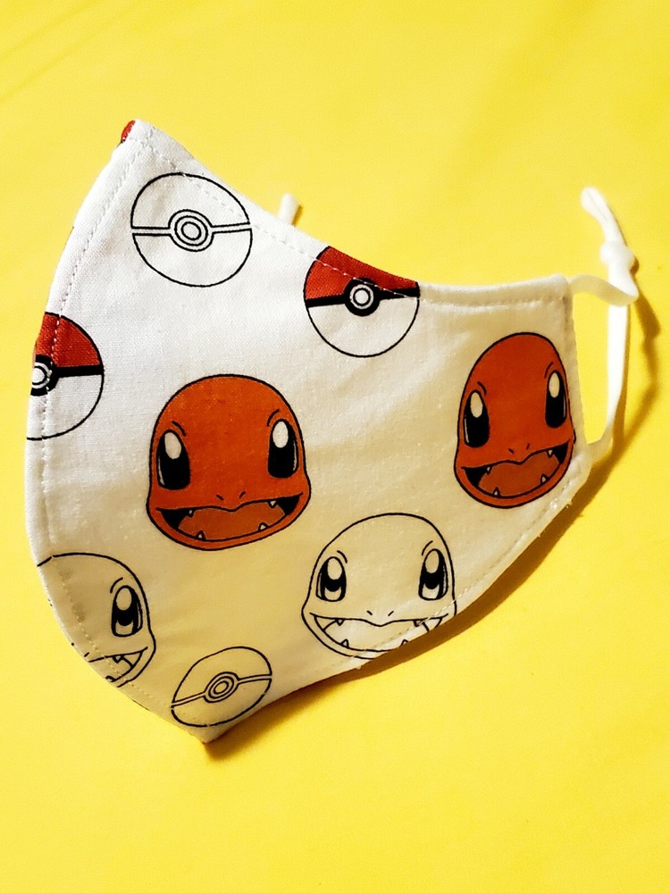 Youth Charmander Adjustable Face Mask