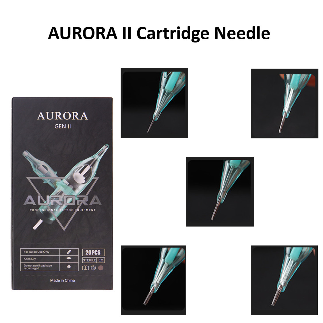 20 pcs Aurora Sterilized Disposable Tattoo Cartridge Needles Quality Guarantee
