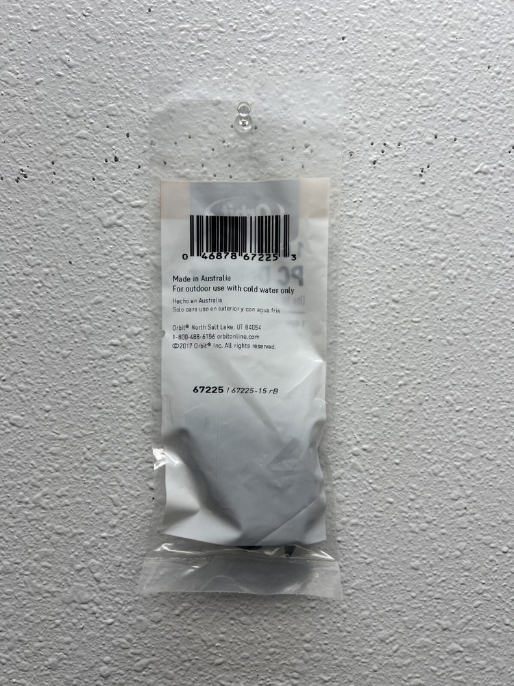 10-Pack ORBIT 67225 Drip Irrigation Plastic Pressure-Compensating Dripper 1 GPH