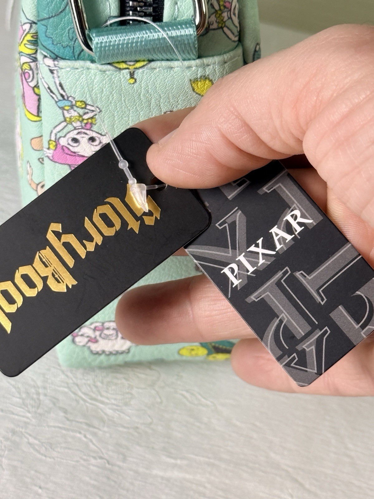 Disney Pixar Toy Story Characters Crossbody Bag Mint Green NWT