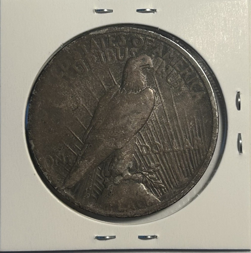 1926-D Peace Silver $1 Dollar Coin Toned