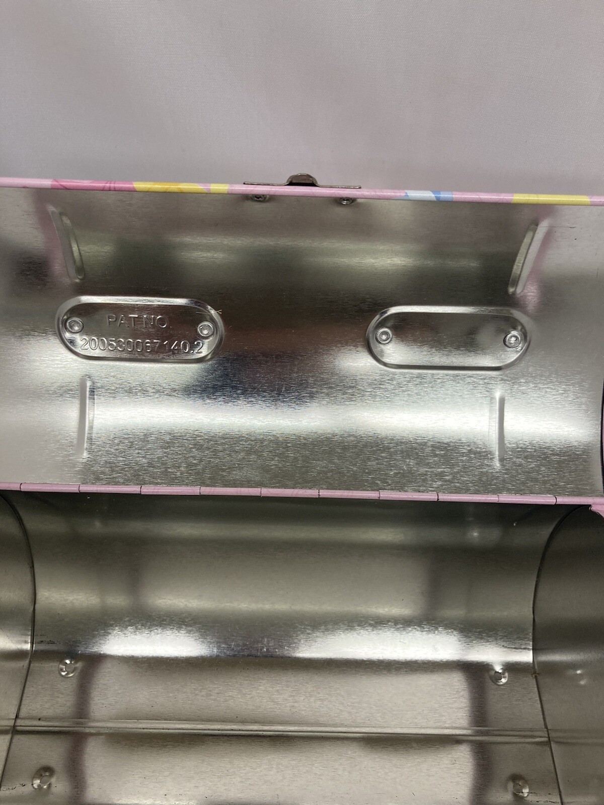 Disney Princess Beaded Pink Tin Tote Purse Case Snow White Cinderella Belle