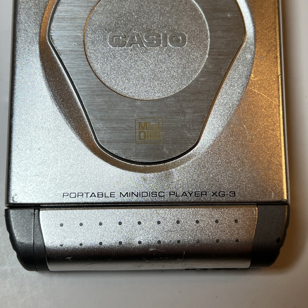 Casio Portable Minidisc Player XG-3 Untested Unit Only
