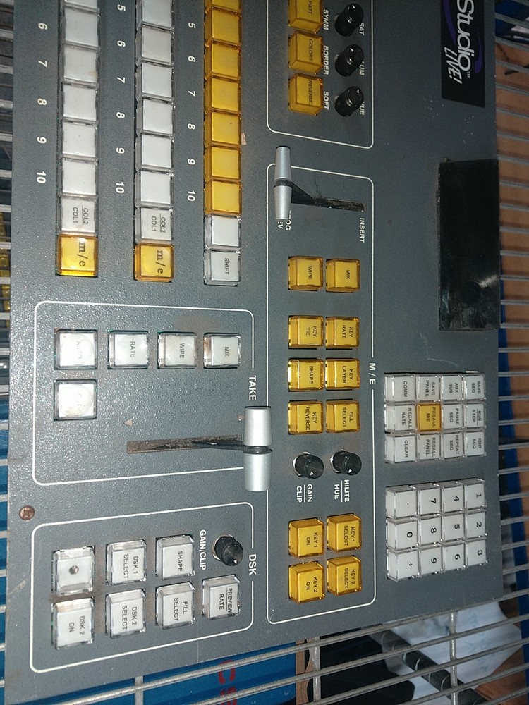 Echolab DVS E-Studio Live Video Switcher Controller panel