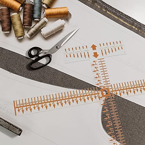 T-Shirt Alignment Ruler Guide Tool Set - Acrylic Centering Tool for Easy Sewing,