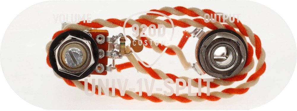 920D Custom UNIV-1V-SPLIT One Volume Control with Coil Split Wiring Harness