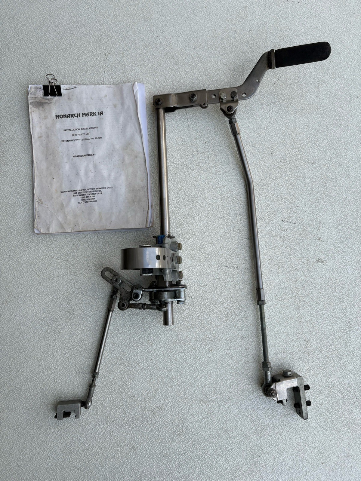 MPS handicap driver hand controls