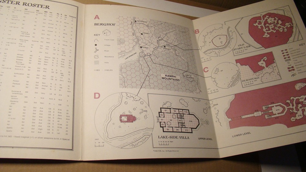 MODULE - UK2 *NICE COPY 1ST PRINT* THE SENTINEL ORIGINAL DUNGEONS DRAGONS