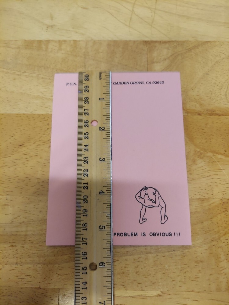 Your Problem Is Obvious Vintage Note Pad