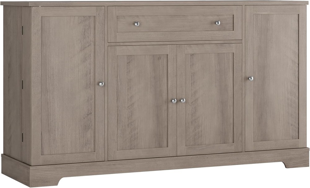 54" Buffet Cabinet with Storage, Modern Kitchen Buffet Sideboard with Drawer