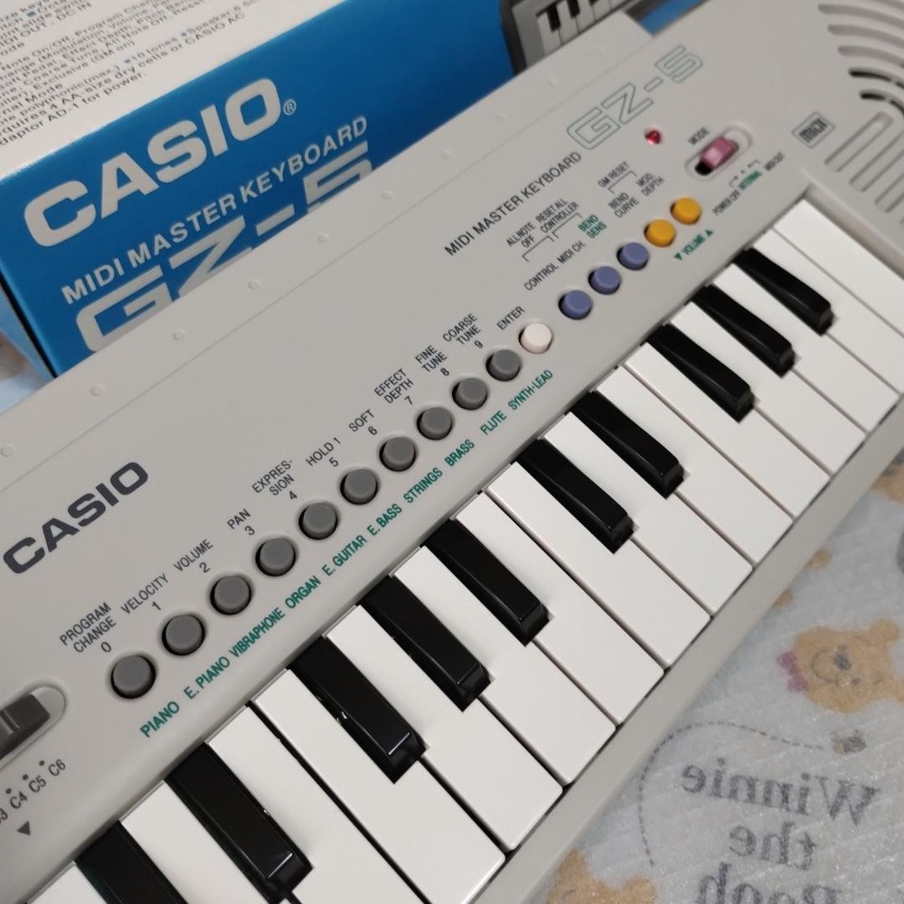 CASIO GZ-5 Mini Digital MIDI Keyboard Controller Built-in Speaker Portable