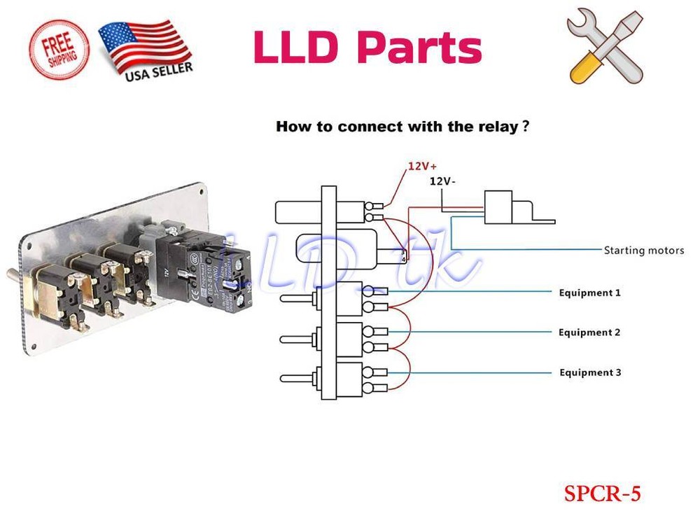 Carbon Ignition Switch Panel Engine Start Push Button LED 12V Toggle Racing Car