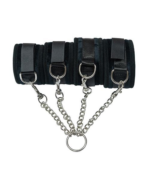 Punishment Hog Tie Polyester Restraint Black