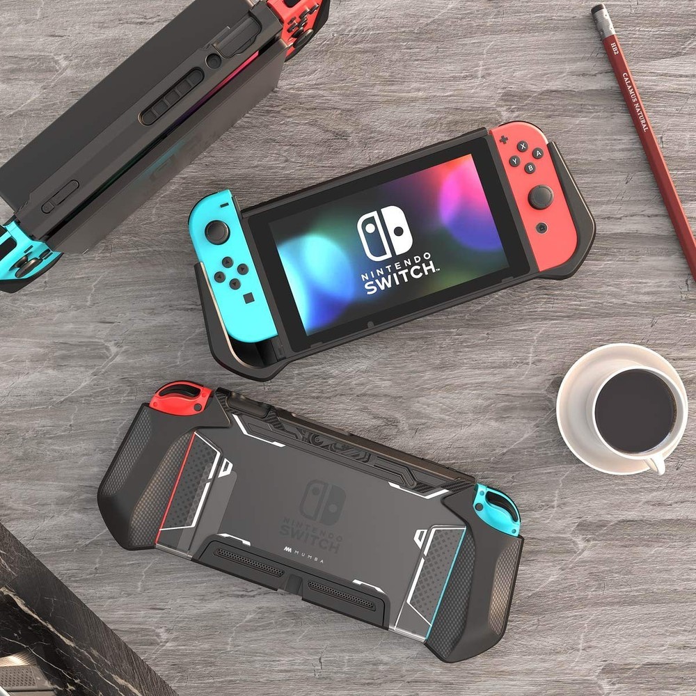 Dockable Case for Nintendo Switch (2017 Release), [Blade Series] TPU Grip Pro...
