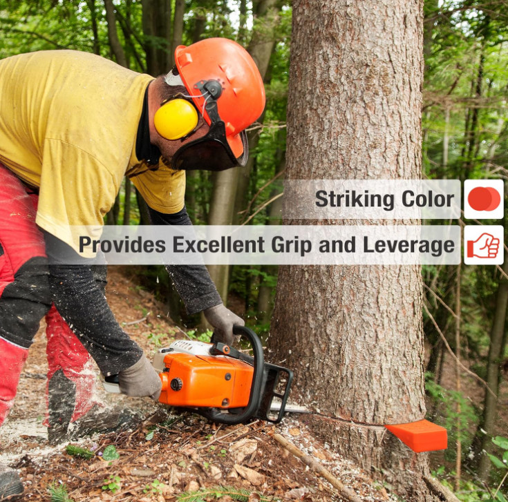 6 pack Tree Felling Wedges chainsaw wedges 5.5+8 tree cutting equipment