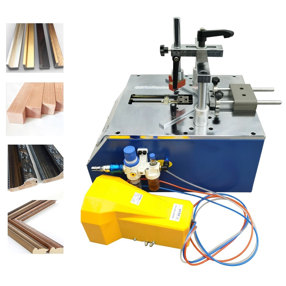 Desktop Pneumatic Angle Nailing Machine Wood Frame Decoration Nailing Machine
