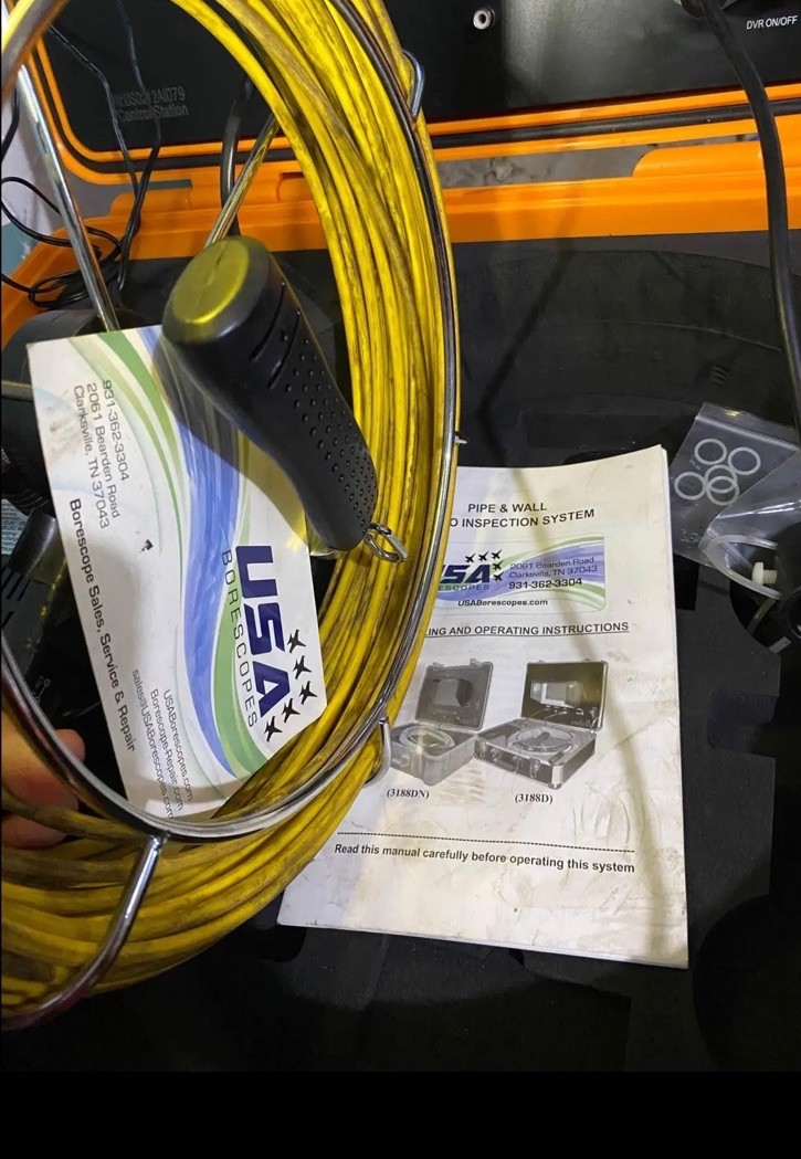 Usa Plumbing Borescope In Waterproof Case