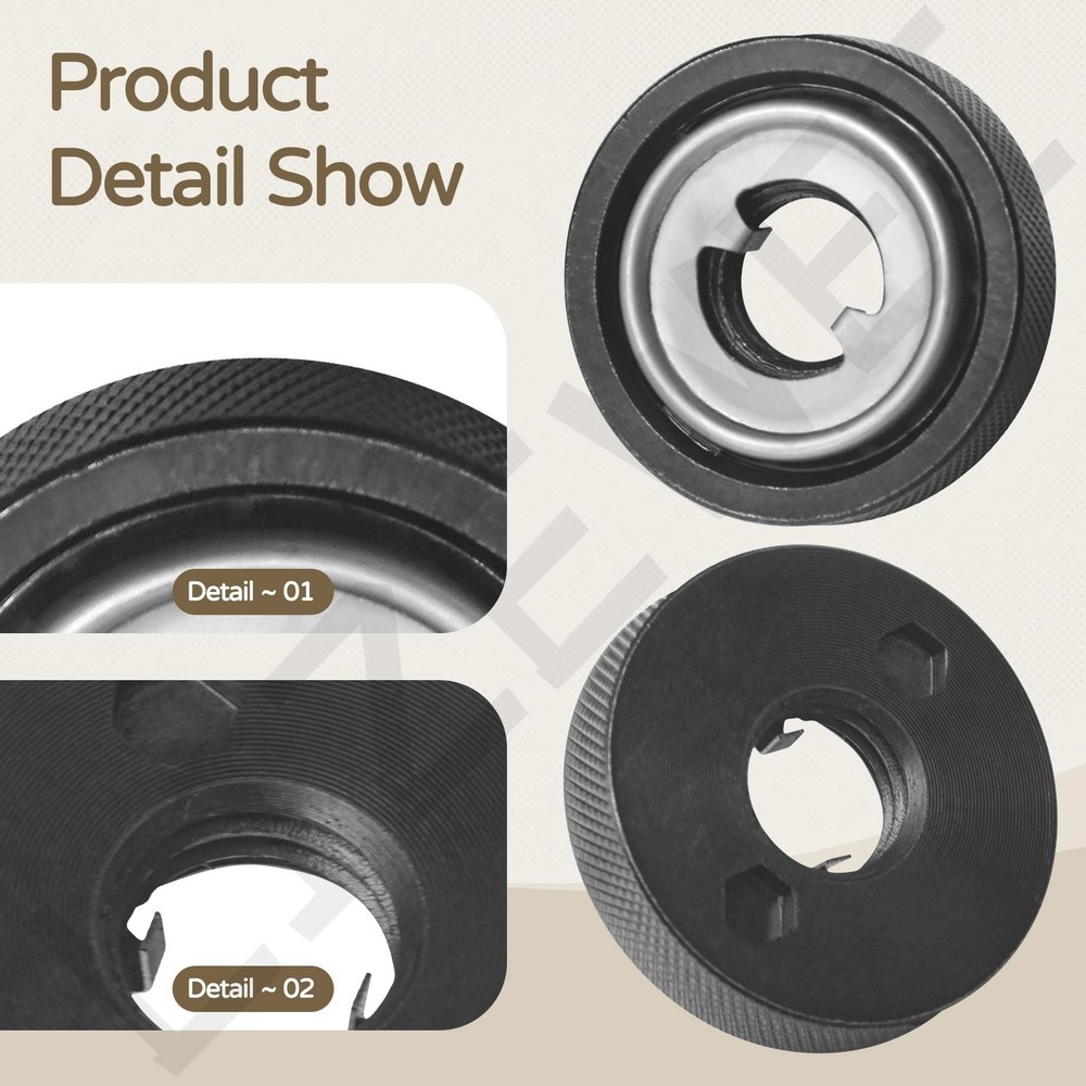 Angle Grinder Flanged Hex Nut Set for DeWalt DCG413, DCG414 Models - 2 Pcs