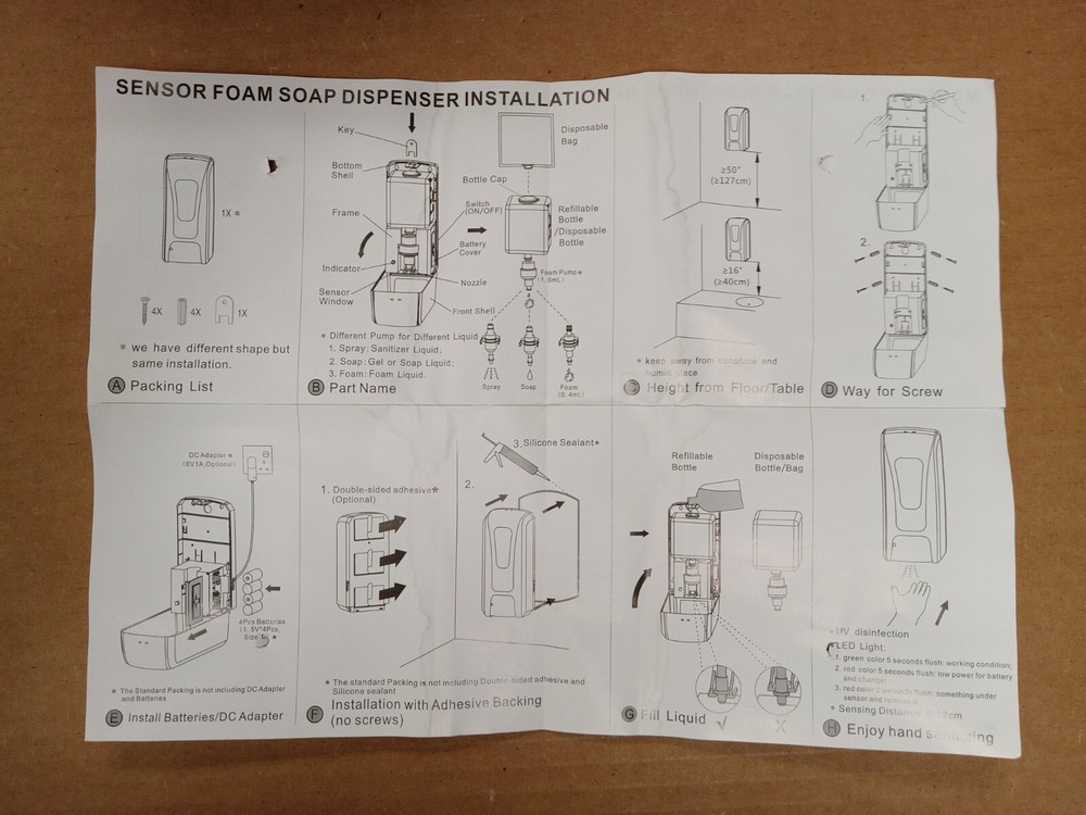 Automatic Hand Sanitizer Dispenser