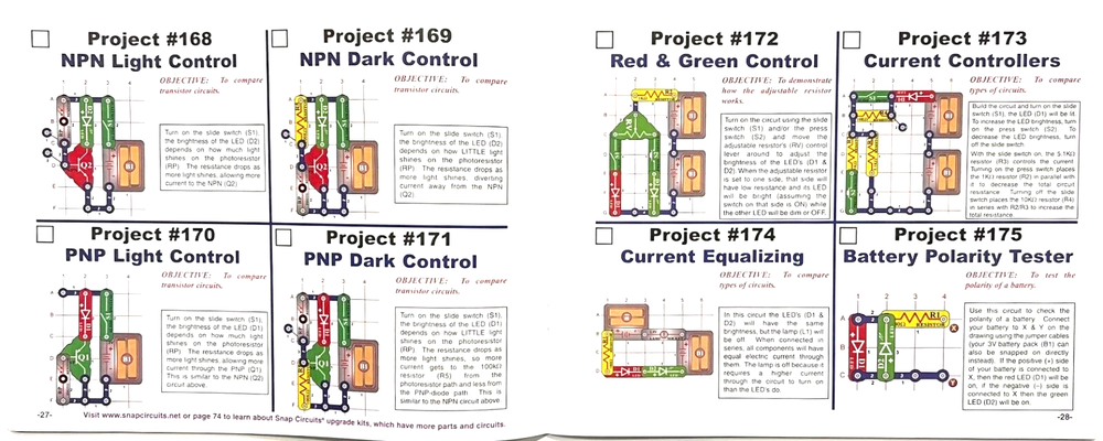 ELECTRONIC SNAP CIRCUITS KIT - Complete Set (Projects 102-305) By ELENCO (2012)