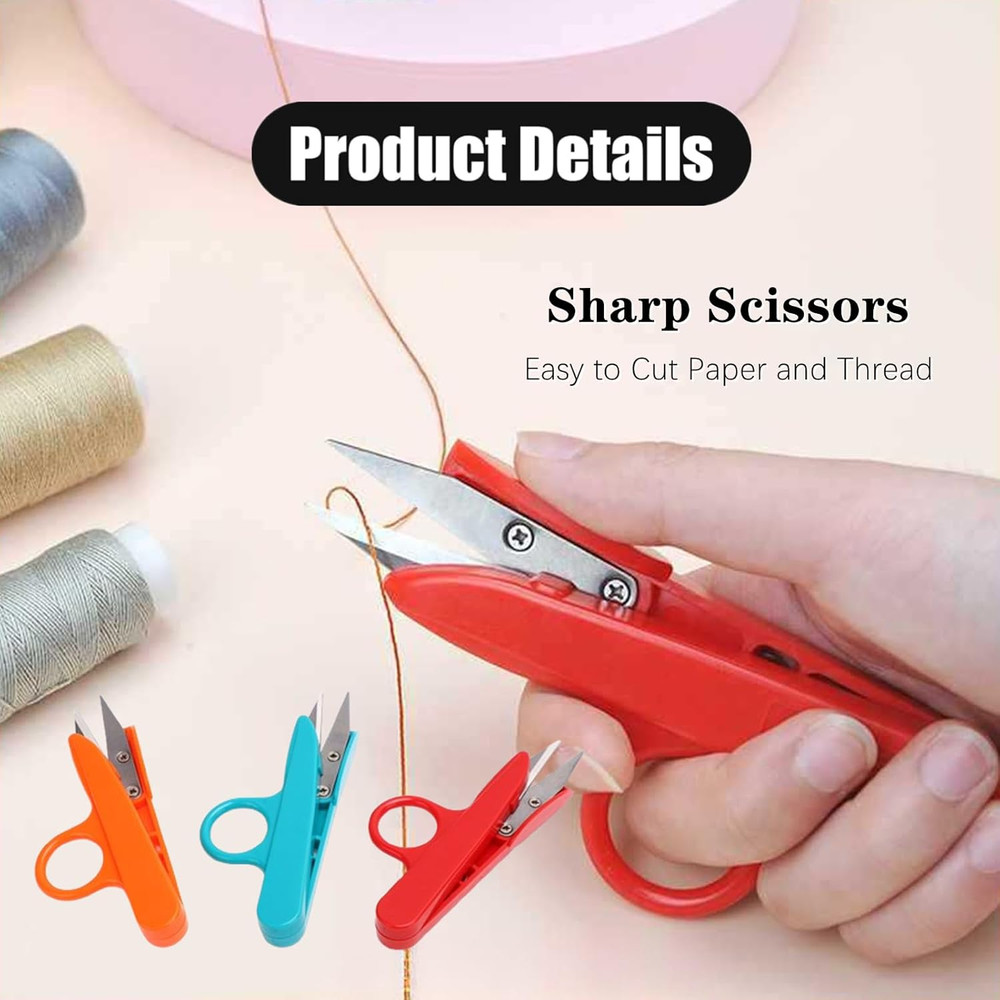 3 PCS Thread Snips Scissors Professional Sewing Scissors Yarn Scissors Stainless