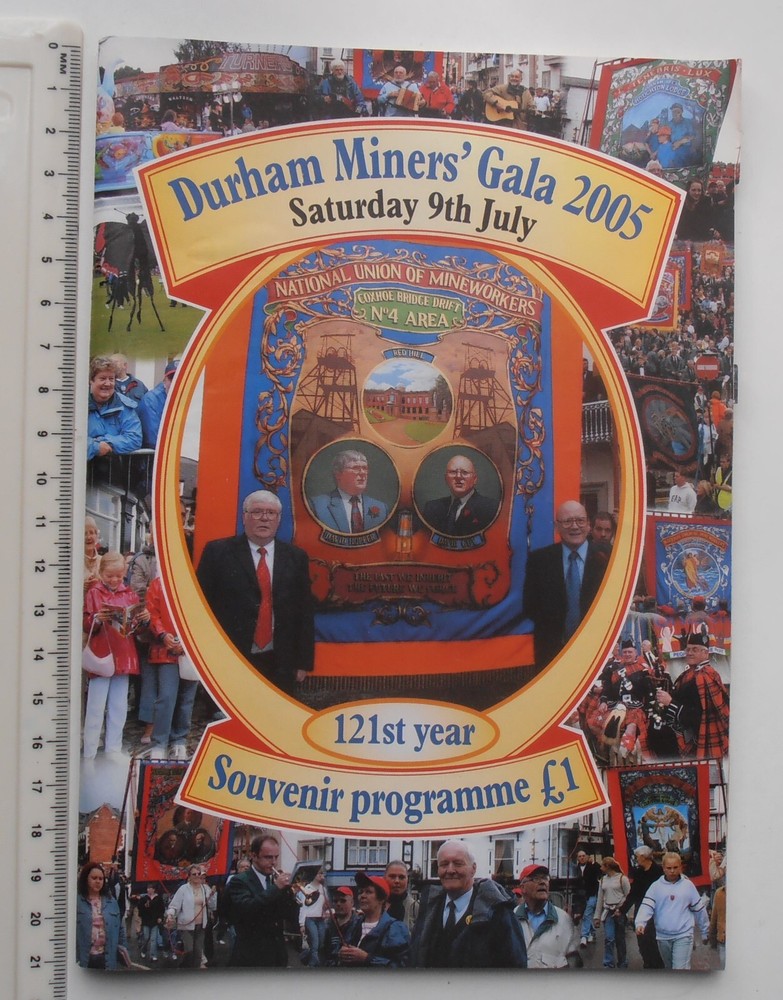 DURHAM MINERS GALA 2005 PROGRAMME