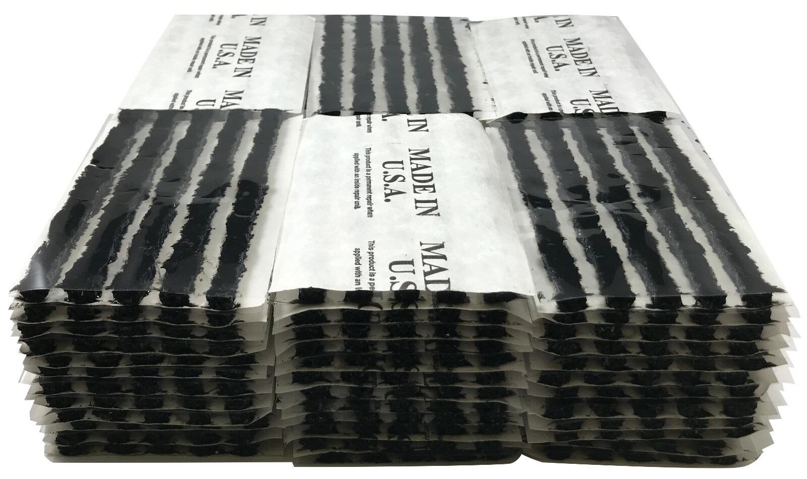 4" Black Tire String Plug Insert Tubeless Flat Repair 2500 Inserts Bulk Box USA