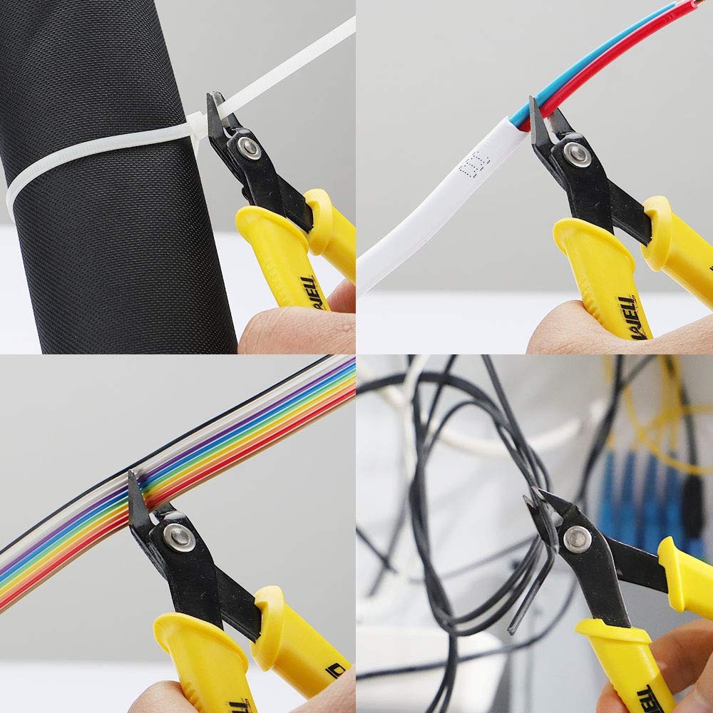 DOWELL Micro Cutter Flush Electronics Soft Wire Cutters Professional...