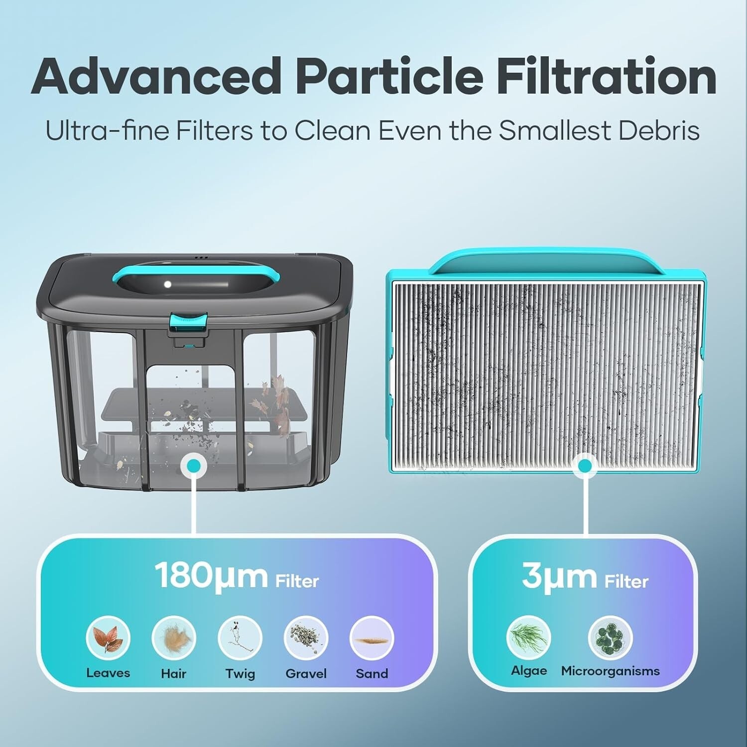 AIPER Scuba E1 Cordless Robotic Pool Cleaner for Above-Ground Pools 1,100 sq ft