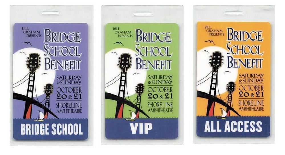 15th Annual Bridge School Benefit Backstage Pass  2001 Bundle 2