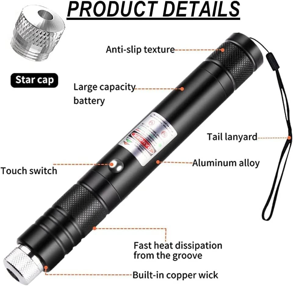 Laser Pointer High Power, Red Laser Pointer Indicator Light, Long Range Lazer Po