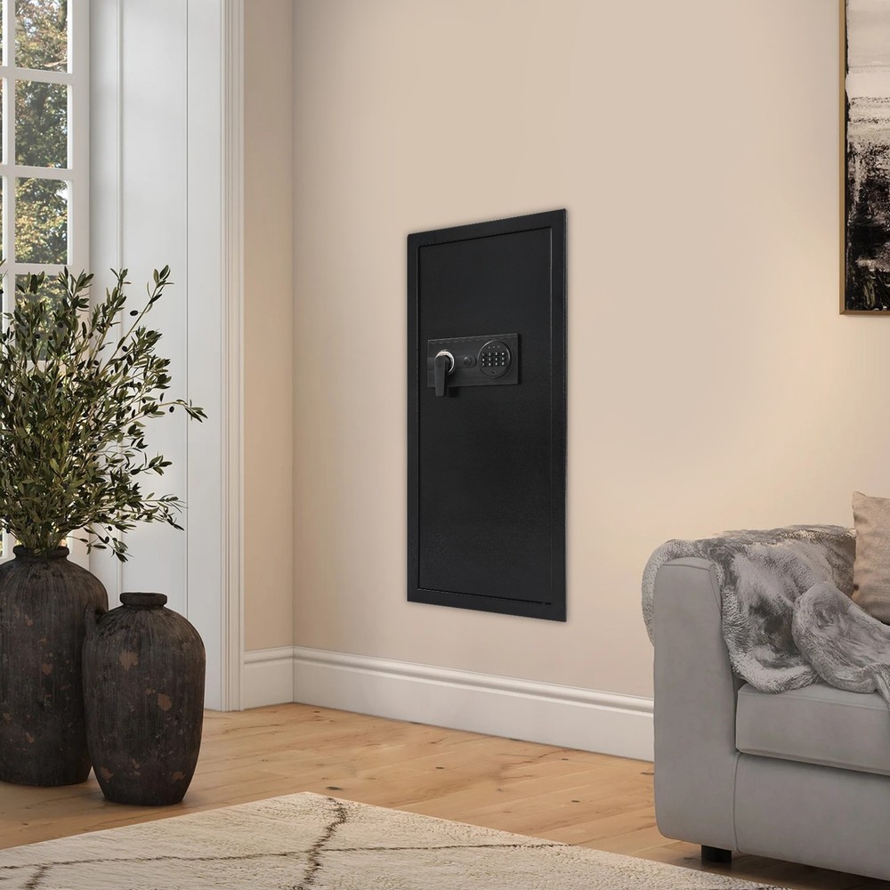 Modern Rectangular Wall-mounted Safe Hidden Embedded Wall Password Safe Case