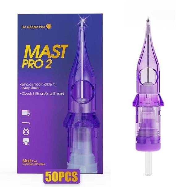 Mast Pro2 Tattoo Needles Cartridges #12 5M1, 7M1, 9M1, 11M1, 13M1 Mixed Sizes