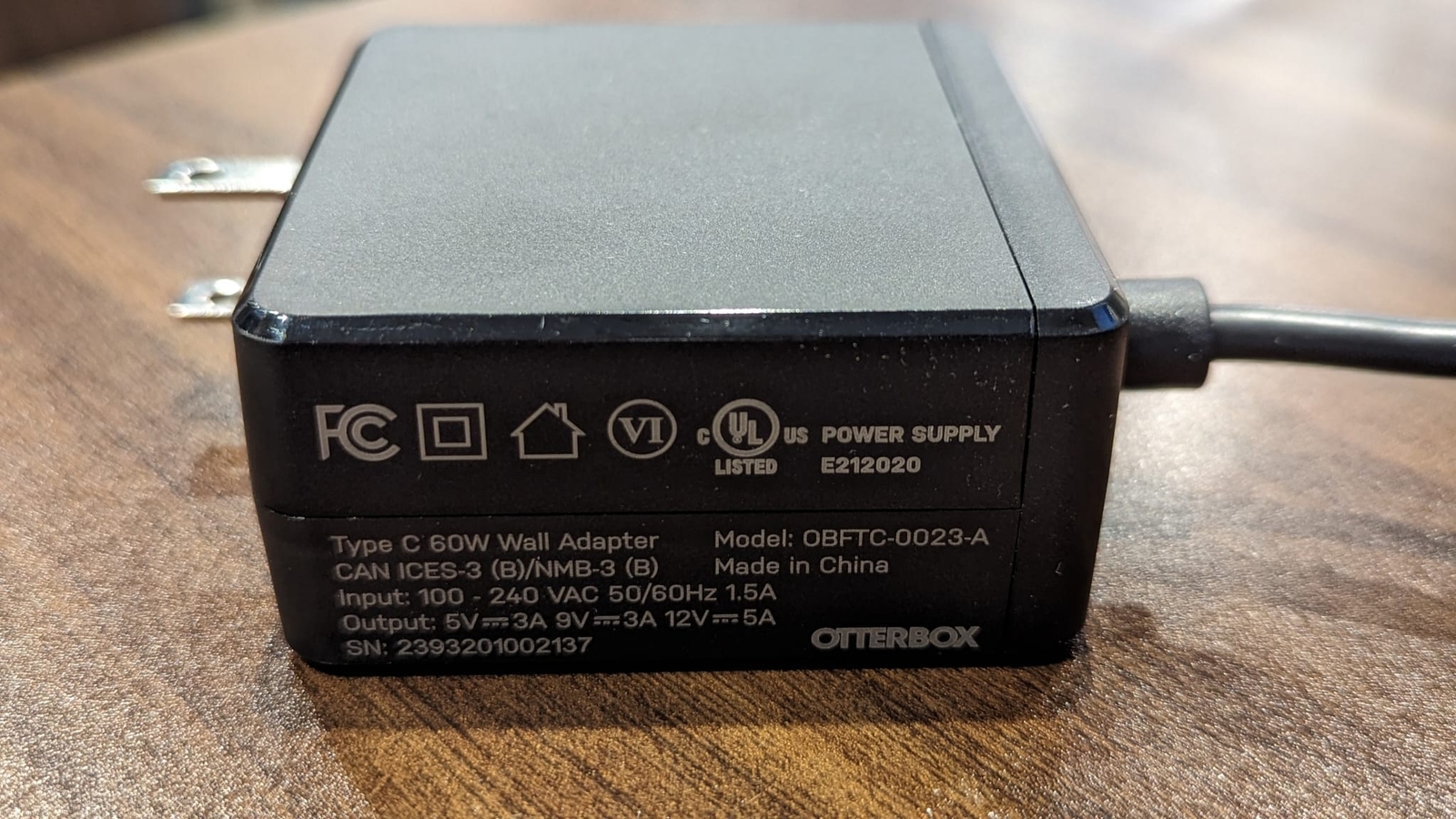 OtterBox 60W USB-C Wall Charger Power Supply Adapter with 6.6ft Cable-3Pack