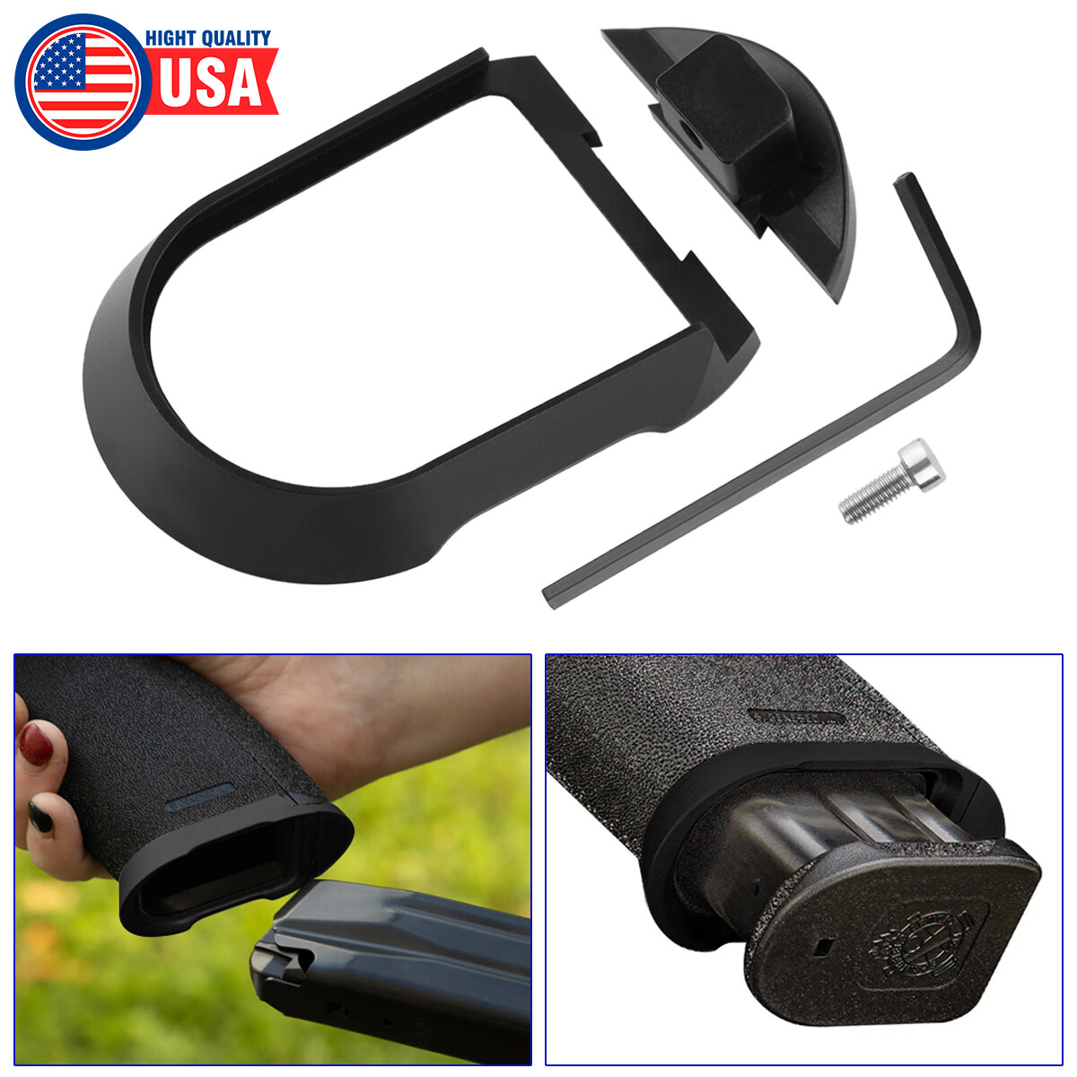 Magwell Low Profile For Springfield Armory Echelon Small & Medium Modules 9mm