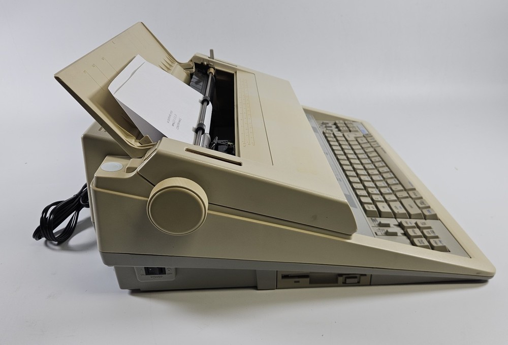 Panasonic KX-E4500 Electronic Typewriter SpellCorrect - Works, Floppy Untested