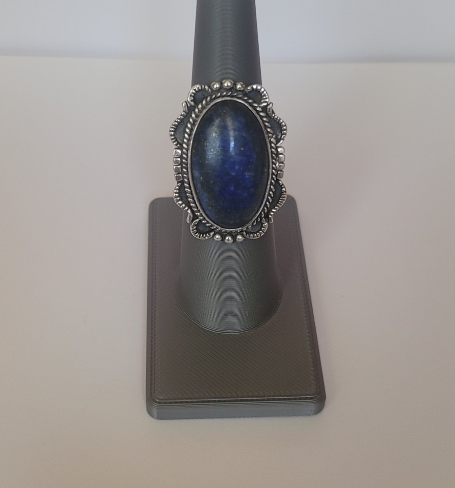 lapis lazuli ring 925 sterling silver