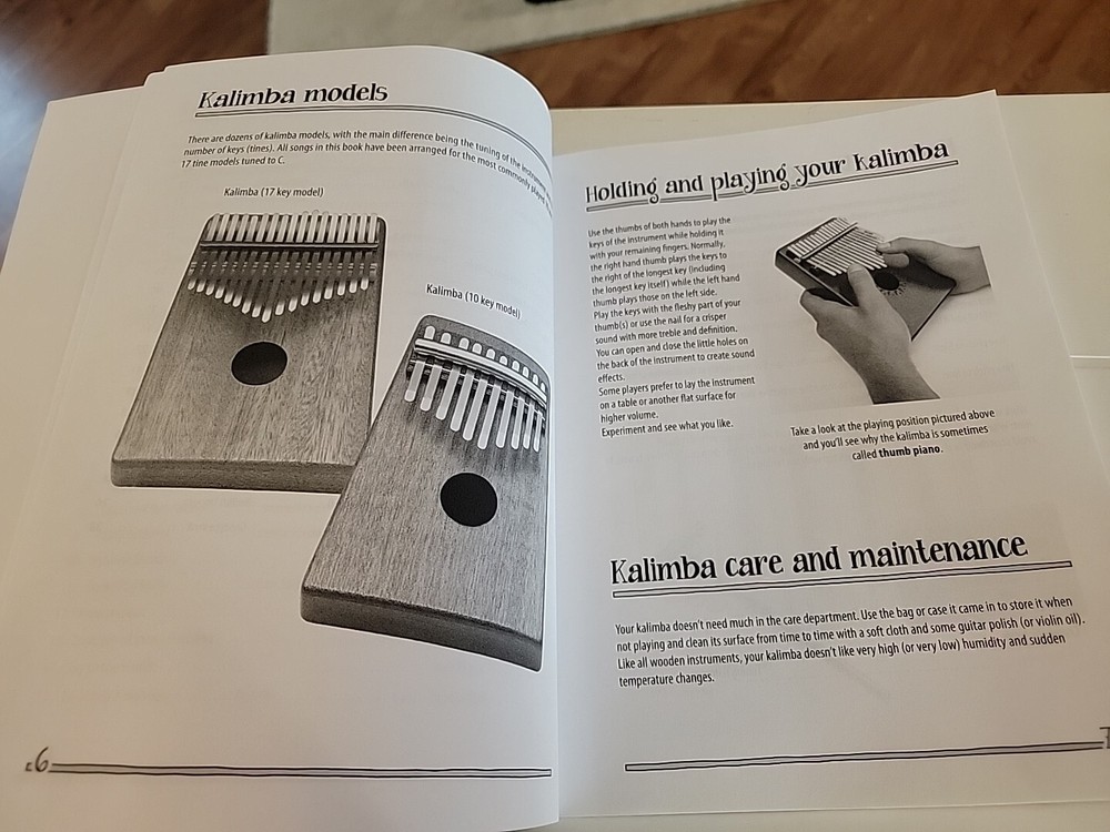 Kalimba 17 key, Complete Kit