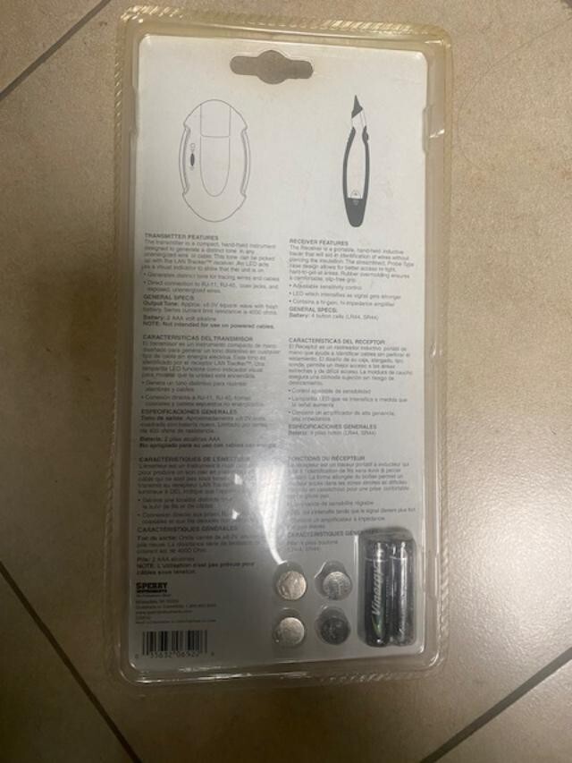 Sperry Instruments Multi-Purpose LAN tracker ET4220L Brand New