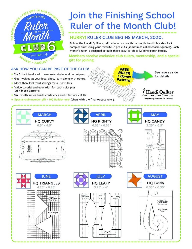 Handi Quilter HQ Builder Template HG00593
