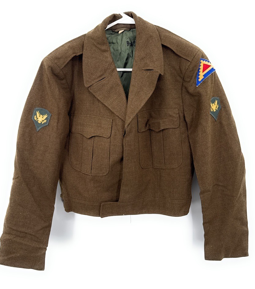 WWII 7th Army Specialist Coat Jacket Brown