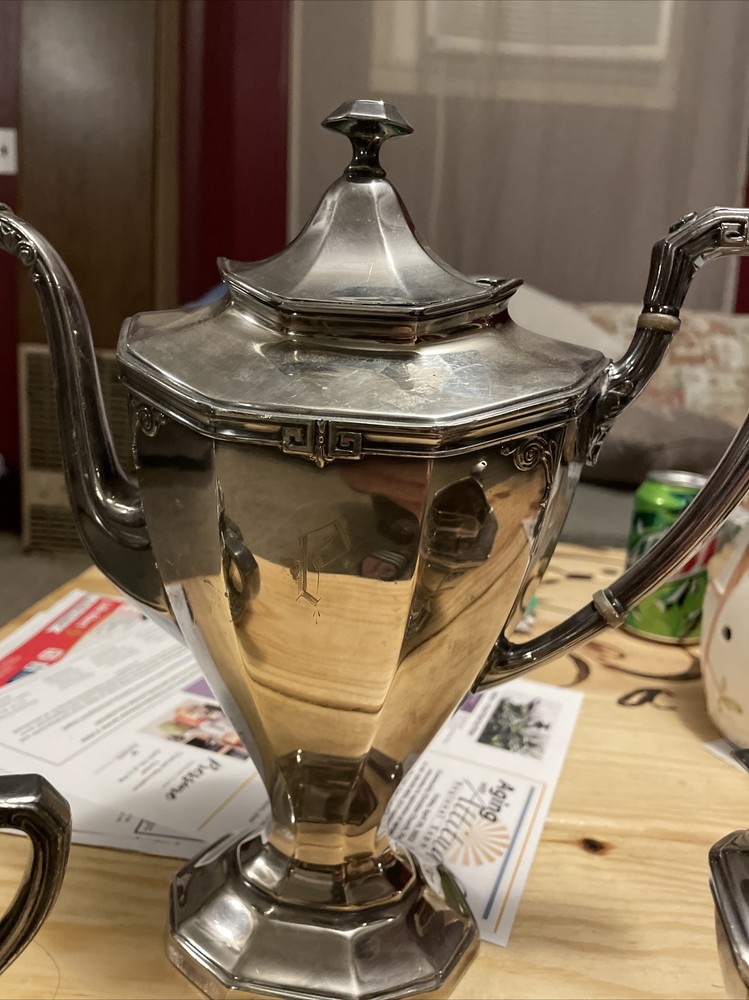 reed and barton silverplate tea set