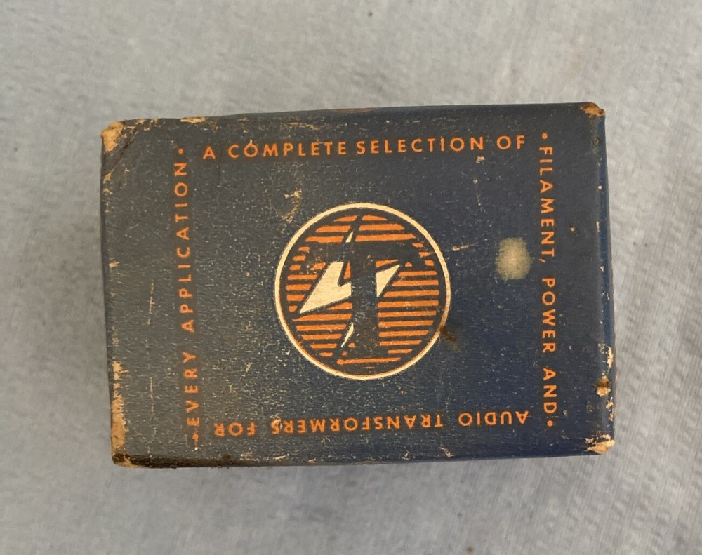 Vintage Thordarson 20A30 Input Transformer Untested