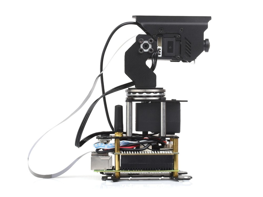 Waveshare 360° Omnidirectional High-Torque 2-Axis Expandable Pan-Tilt Camera