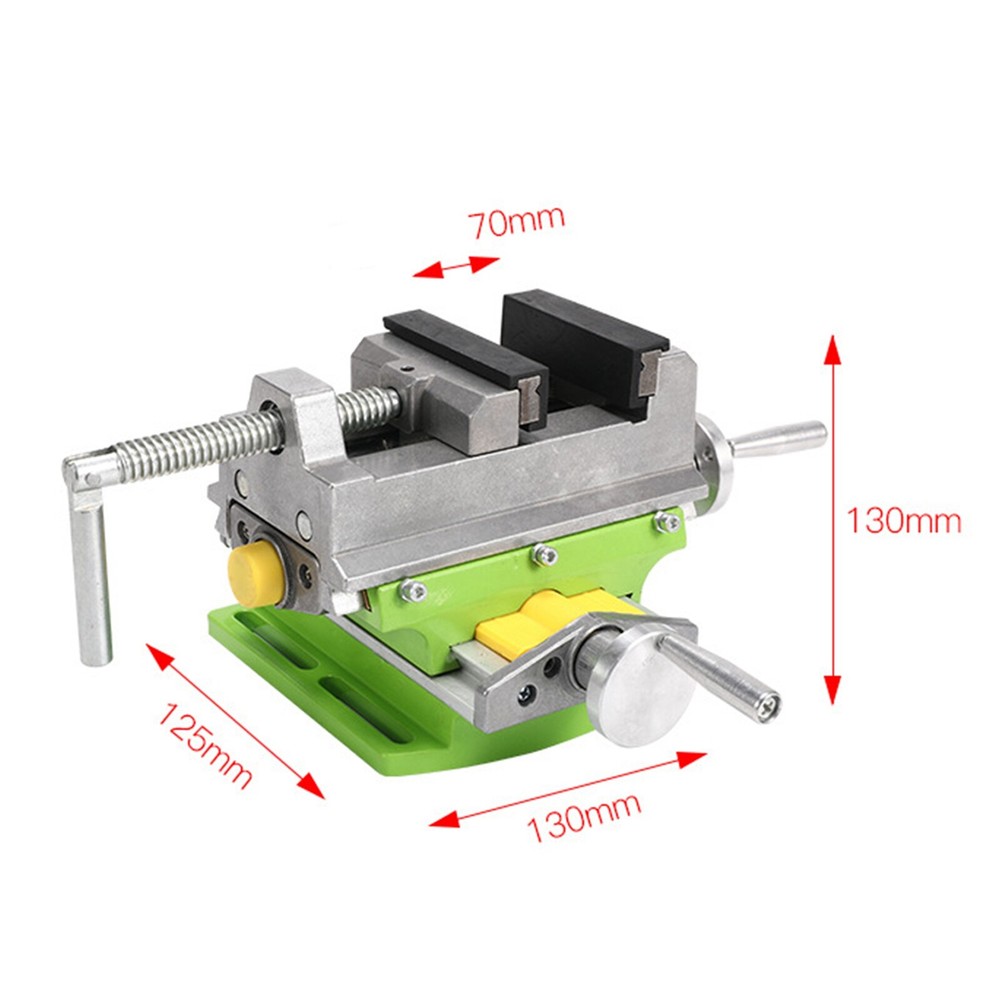 Milling Machine Compound Work Table Cross Slide Bench Drill Press Vise X Y Axis